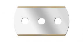 Żyletka 43x22x0,1 v 43x10 R steinless steel TiN silver