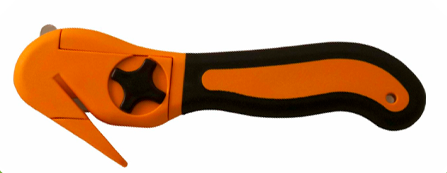 Nóż bezpieczny z ukrytym ostrzem B14 nie wymaga dodatkowych narzędzi