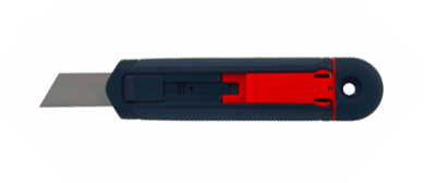 Mocny nóż bezpieczny B18 na ostrza 60x18 mm 