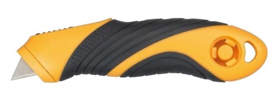 Mocny plastikowy japoński SA-11T nóż bezpieczny z mechanizmem sprężynowym B51 na ostrza trapezowe i hakowe