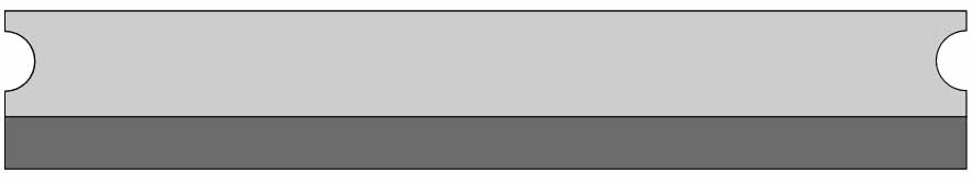 Ostrze do włókien szklanych 48x8x0,84