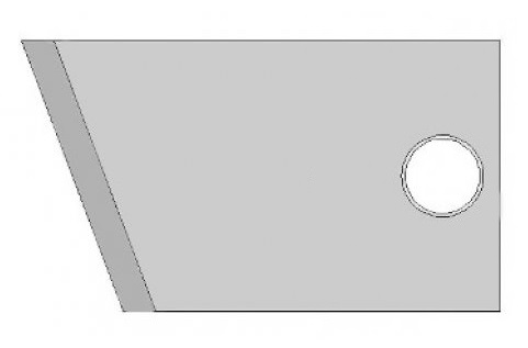 Ostrze do granulacji 65x40x4 HSS