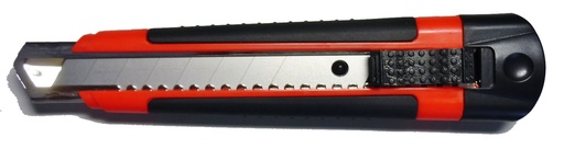 Nóż plastikowy z metalową prowadnicą na ostrza 18 mm A23