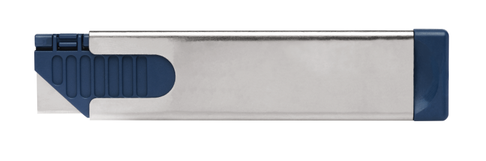 Lekki metalowy nóż bezpieczny z mechanizmem sprężynowym B34Z na ostrza żyletkowe 19 mm