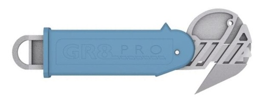Mocny nóż bezpieczny z ukrytym ostrzem B96 GR8pro z dodatkowym tępym nożem