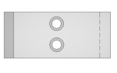 Ostrze do granulacji Gala 20,5x40x5x3,5