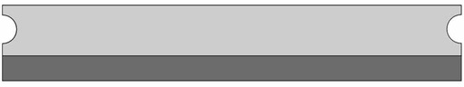 Ostrze do włókien szklanych 48x8x0,84